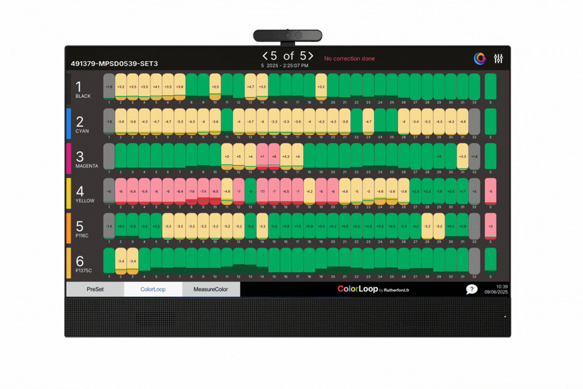 Rutherford ColorLoop interface in action
